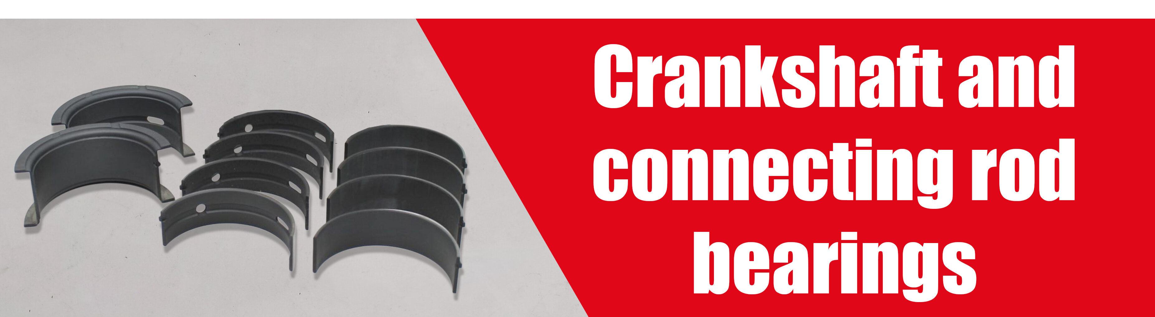 Crankshaft and connecting rod bearings