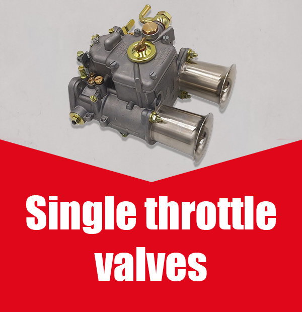Single throttle valves