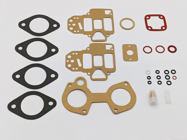 Inspection set Weber 40 DCOE - paper gasket float cover - plastic float