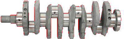 Crankshaft 2.0 16V series nitrided, fine balanced