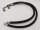 Oil cooler hose single with pressed-on steel connectors - short