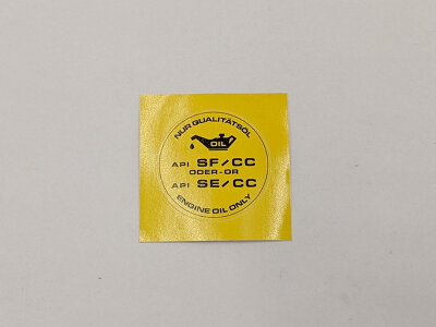 Öleinfüllstutzen Deckel Opel, Metall, Verzinkt, NEU