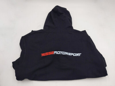 Hoody "Risse Motorsport" in schwarz/rot XL