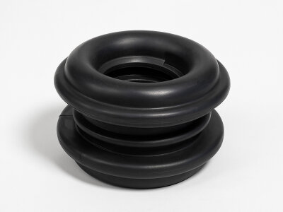 Reinforced center bearing rubber