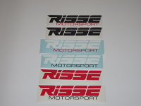 Aufkleber "Risse Motorsport", geplottet