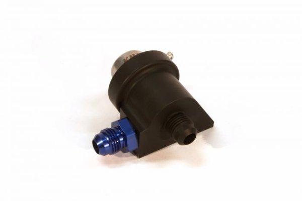 KMS Fuel pressure regulator 2-way, 3.0bar, AN-6 hose fit