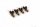 Fuel injector set (x4) 480cc dot Black