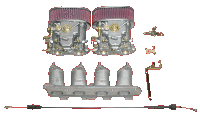 Komplette Doppelvergaser-Anlage 1.4 - 2.0 16V Eco.