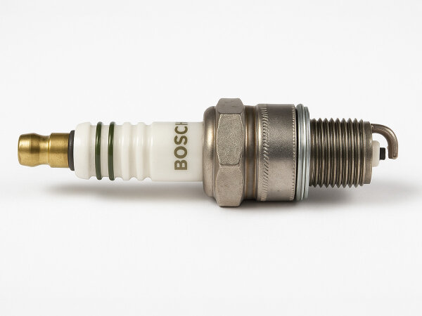 Spark plug with silver electrode