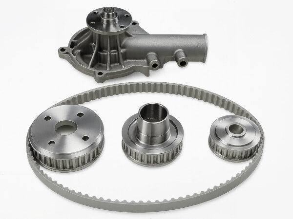 Toothed belt drive incl. reinforced water pump